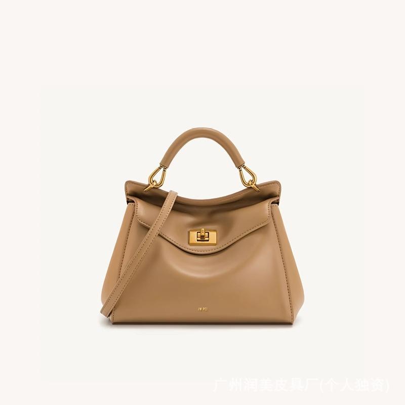 J lock bag ucia lock design handbag fashionable versatile leather messenger women's bag