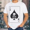 Ace Of Spades Gambling Poker Super Lucky Card T Shirt Vintage Retro Cool Gift Mens Womens Unisex Cartoon Anime