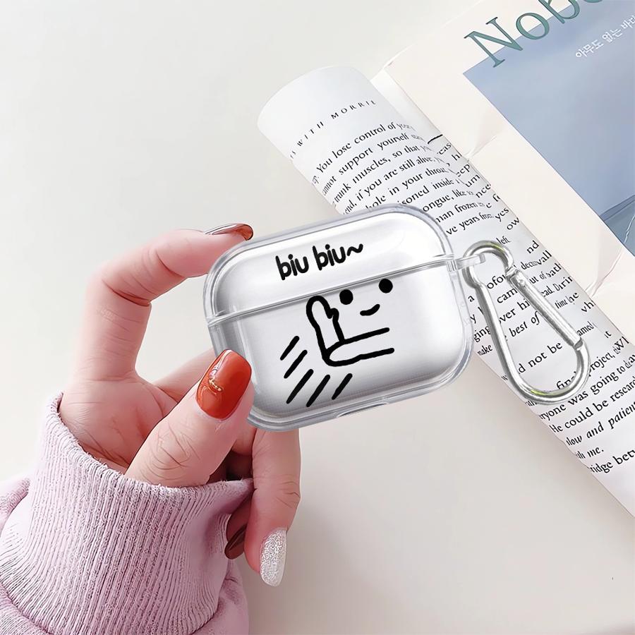 Case For Airpods 1 3 Pro3 Pro2 2 4 Pro Clear Earphone Cases Cover People Who Send Love
