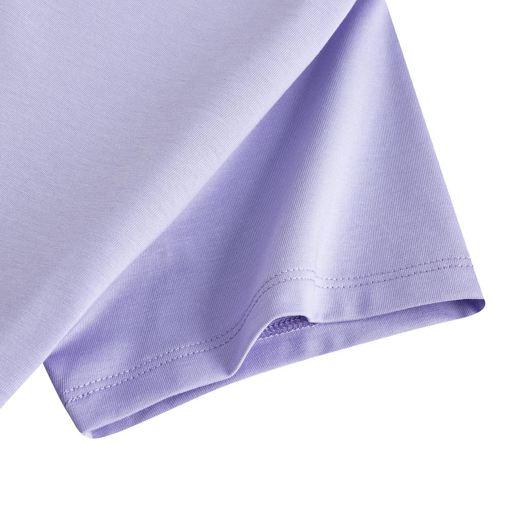 Anta Short Sleeve Knitted T-Shirt Summer 2026 Women tops Fresh-Purple 962628104-2