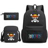 School Bag Three-Piece Game Merchandise Backpack Large Capacity Middle School Students Outdoor Campus Computer Polyester Bag