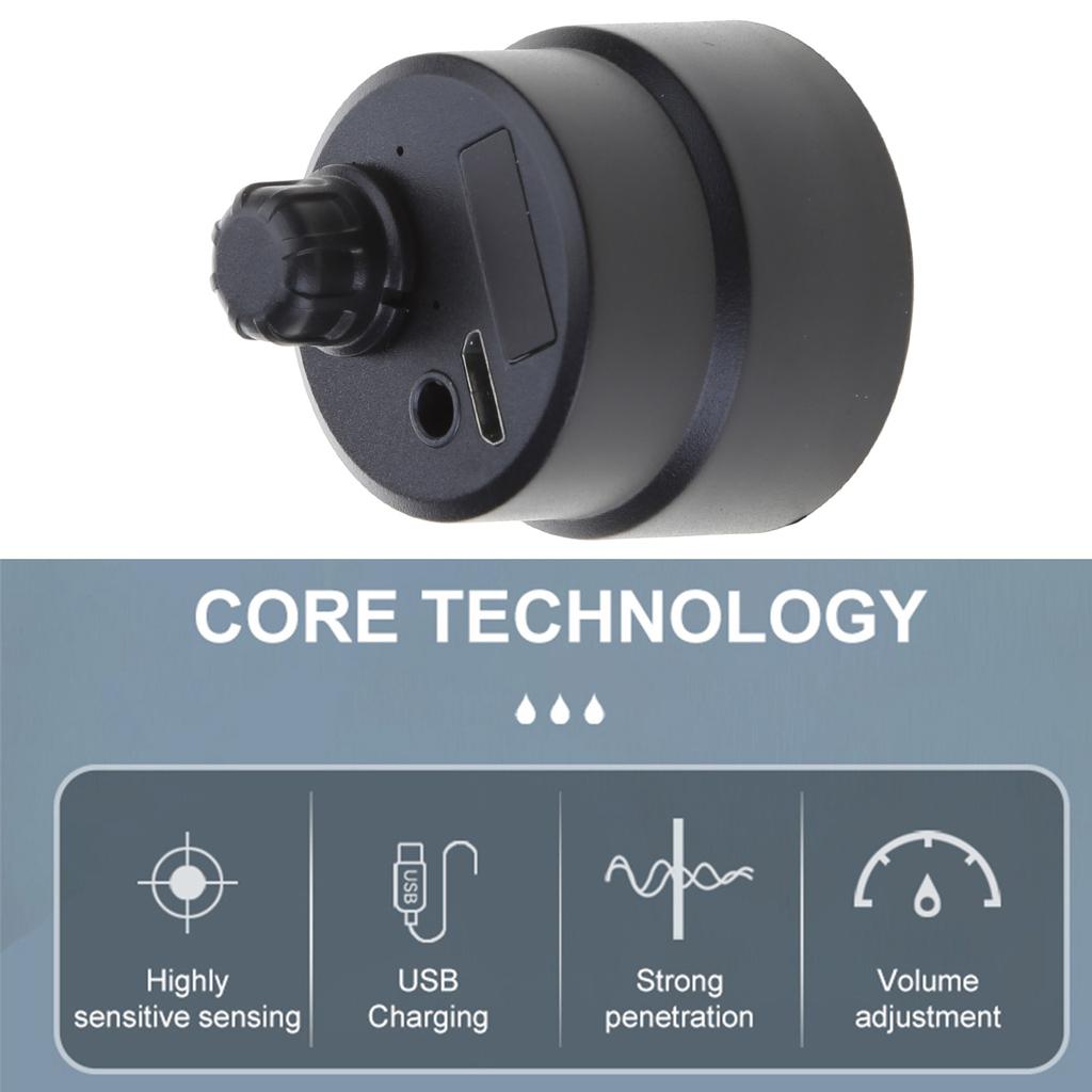 Wall Pipe Leaking Water Leakage Detector Security Alarm Rechargeable Home Water Pipes Fire Pipeline Auto Detection Tool