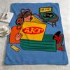 artist DDarren Shaddickk Throw Warm Soft Flannel Blanket Multiuse for Sofa Bed Camping Travel Nap