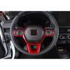 Car Steering Wheel Panel Cover Trim For Honda CRV CR-V  2024 Carbon Fiber Decoration Interior Mouldings Accessories