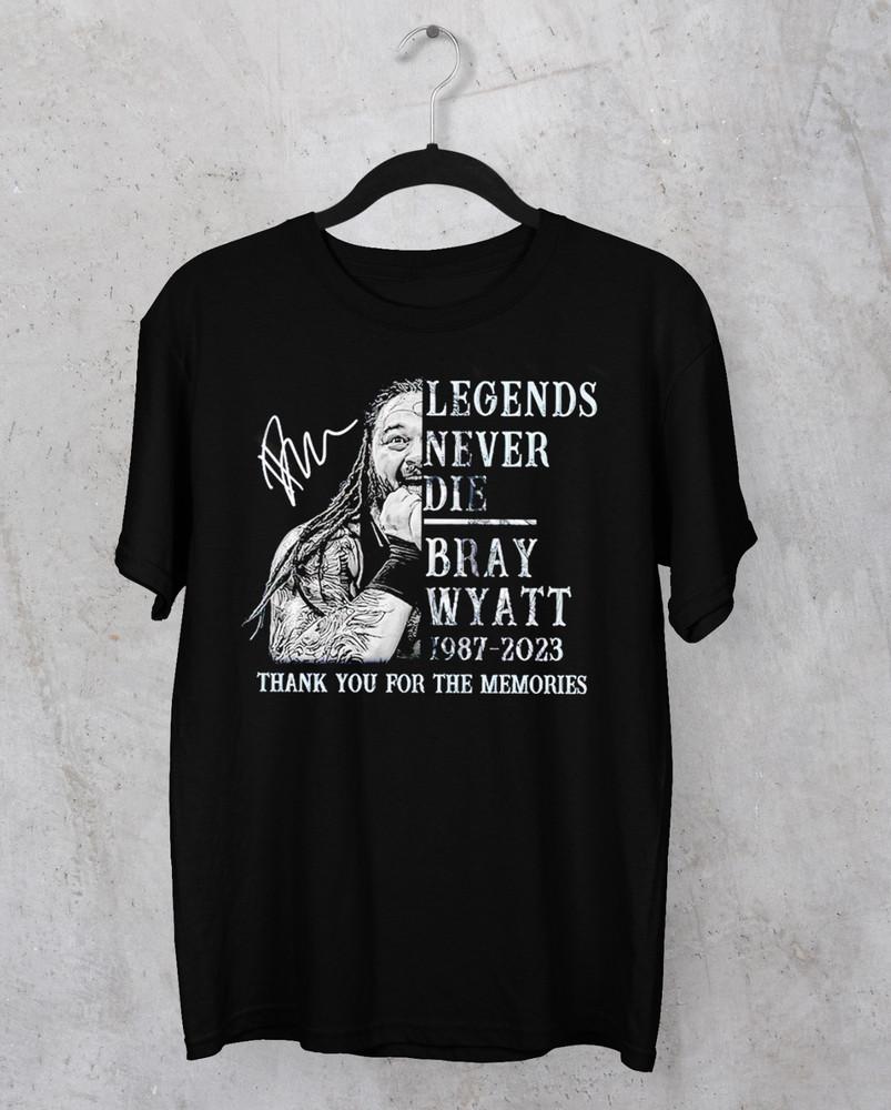 Bray Wyatt Legend Never Die T-shirt Black Cotton Unisex All Sizes JJ5146