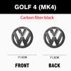 Hub Caps 2PCS New Car Front Grill/Rear Label Logo Trunk Emblem Lid Covers Sticker For Volkswagen VW GOLF 4 (MK4)/GOLF 5 (MK5) Ac