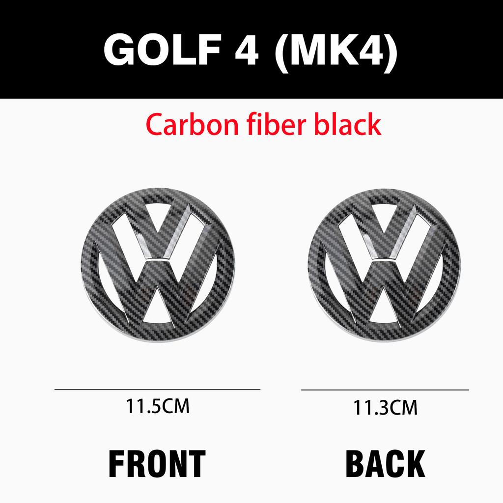 Hub Caps 2PCS New Car Front Grill/Rear Label Logo Trunk Emblem Lid Covers Sticker For Volkswagen VW GOLF 4 (MK4)/GOLF 5 (MK5) Ac