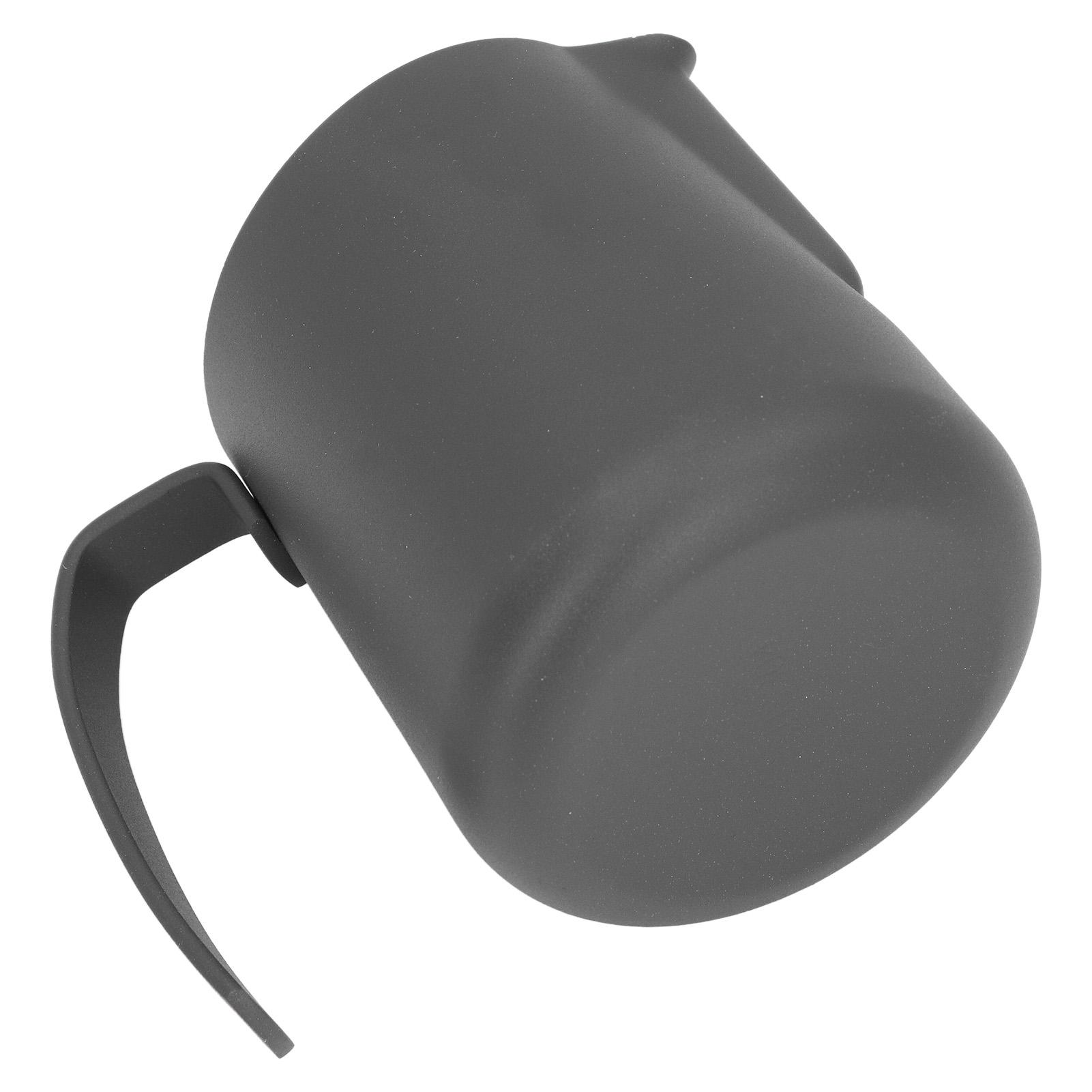 Pichet à Mousseur à Lait en Acier Inoxydable 304 Tasse à Crème Pichet à Vapeur Art pour Café avec Bec Incliné et Échelle pour Caféteria Cuisine