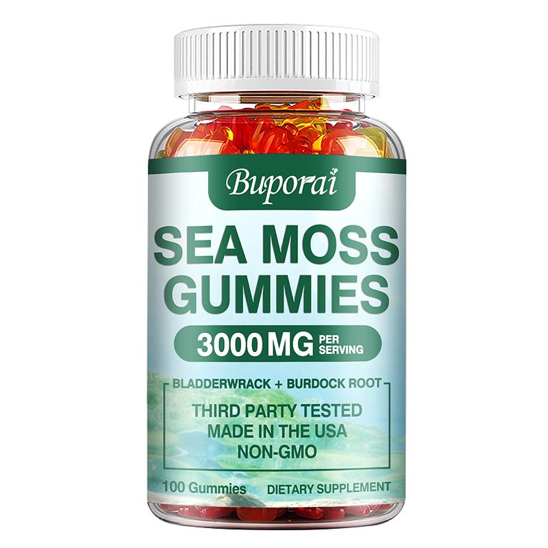 

Seaweed gummies, containing bladder algae and burdock root extract, each serving contains 3000 mg, promotes digestion and enhances immunity. 100