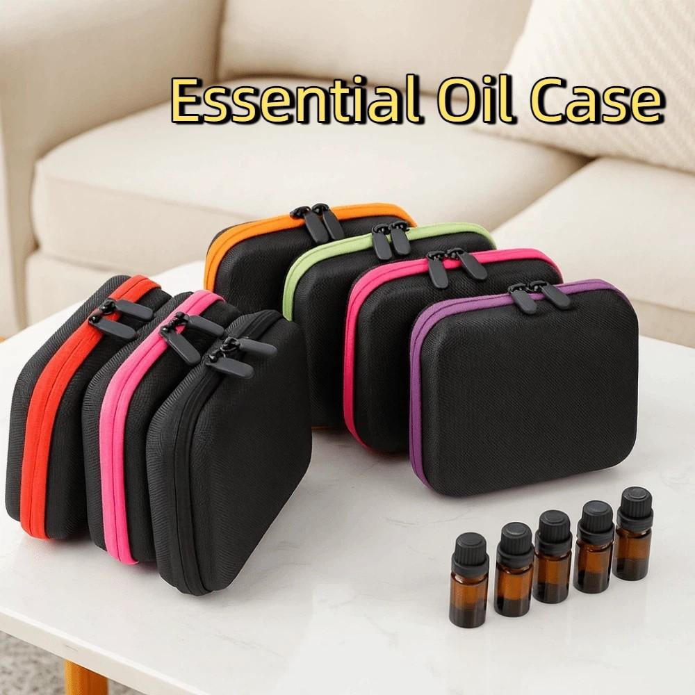 10ML Fassungsvermögen Ätherisches Öl Etui Stoßfest Parfümbox Praktische Aromatherapie Aufbewahrungstasche Reise