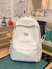 Schoolbag soft solid color soft waxy student small schoolbag girl daily class weekend girlfriend travel backpack