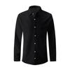 Men's Solid Color Long Sleeved Shirt And Trousers Casual Outdoor Sports Suit