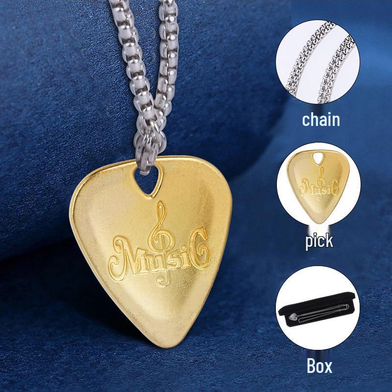 Подарочный набор: Ожерелье и Браслет с медиатором для гитаристов Standard