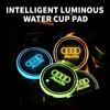 Car 2025 New Hot Hot A8 For q2 2pcs LED Car Luminous Coaster Cup Holder Anti-slip Mat for q2 A3 8P 8L 8V A4 B8 B6 B7 B9 A6 C
