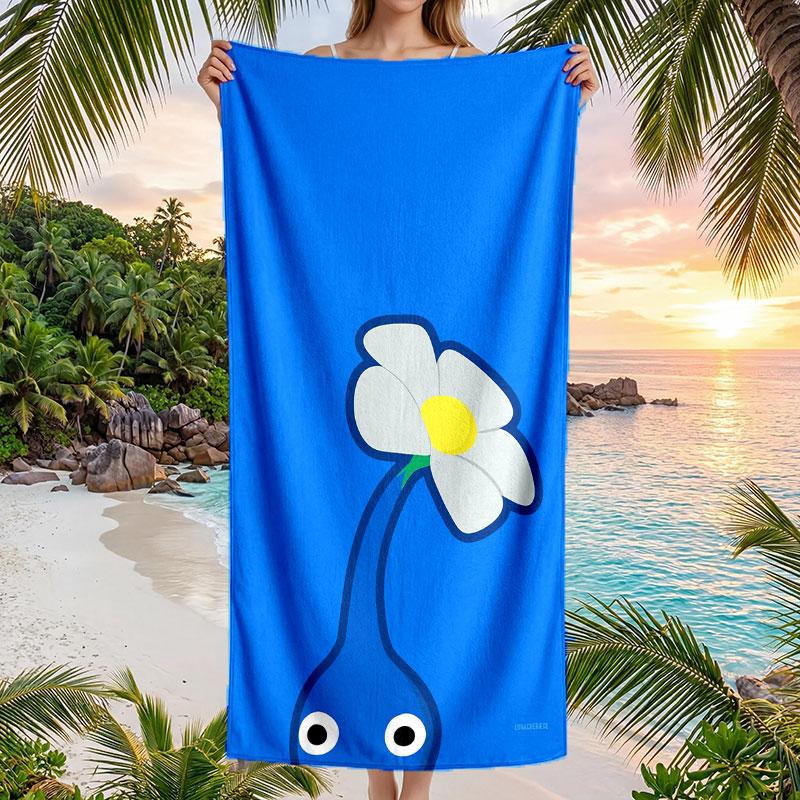 Large Beach Towel Quick Dry Absorbent Towel For Beach IndoorPikmin