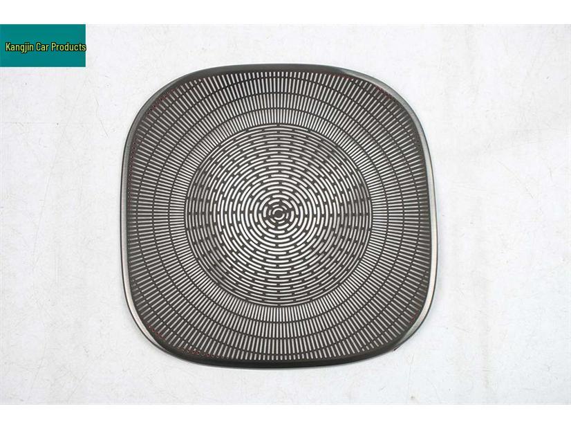 2026 Changan Qiyuan A06 Center Speaker Cover: Stainless Steel Black Titanium Interior Decoration