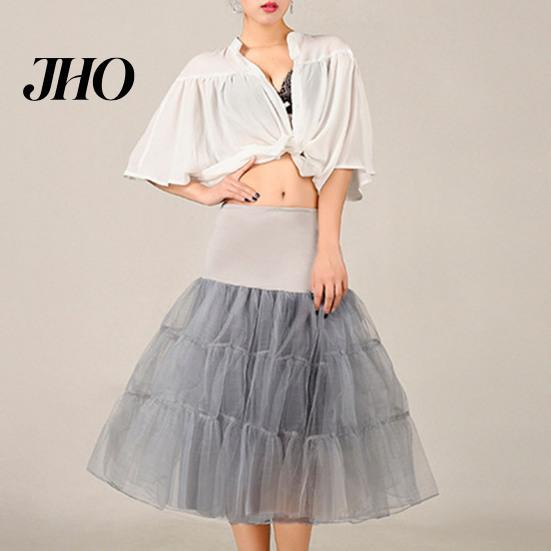 Ballkleid Unterrock Braut Unifarben Mehrschichtig Durchsichtiges Netz Großer Saum Cosplay Vintage Hohe Taille Hochzeits-Krinoline für Party