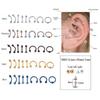 8Pcs Mixed Style Lip Tongue Eyebrow Nose Ring Barbell Body Piercing Jewelry
