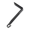 4Pcs Black Partition Hanger Iron Cubicle Wall Hooks Multifunctional Door Storage Hooks  Umbrellas