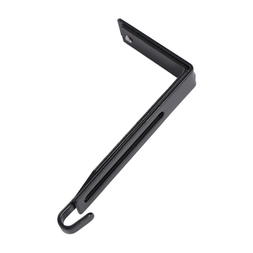 4Pcs Black Partition Hanger Iron Cubicle Wall Hooks Multifunctional Door Storage Hooks  Umbrellas