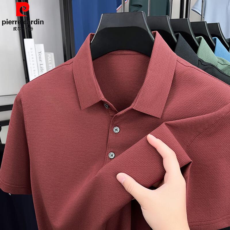 Pierre Cardin Men's Summer Mulberry Silk Blend POLO Shirt