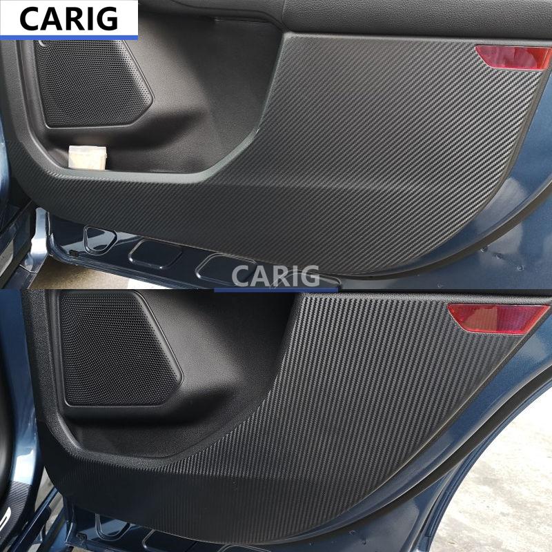 For FORD KUGA/ESCAPE 20-22 Door Anti-kick Sticker Modified Carbon Fiber Interior Car Film Accessories Modification