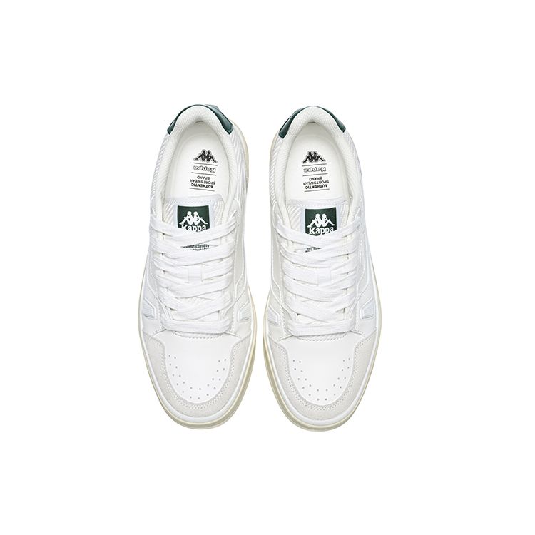 Kappa Turin 2.0 Series Commuter Casual Fashion Retro Slip-Resistant Durable Low-Top Sneakers Unisex sneakers White K0EX5CC13CJ-012