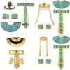 Ägyptisches Königinnen Kostüm Set Mit Handgefertigten Polyester Accessoires Für Halloween Cosplay Erwachsene
