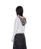 AAKAM Camo Contrast Hooded Long Sleeve (White)