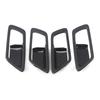 4Pcs For Toyota CHR C-HR 2016 2017 2018    ABS Carbon Fiber Inner Door Handle Bowl Cover Trim Car Accessories