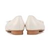 Barbara Lambskin Enamel Combi Ribbon Flat 1.5cm Bbj182iv