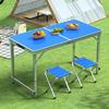 Portable Aluminum Folding Table - Multifunctional Dining, Study, or Outdoor Use
