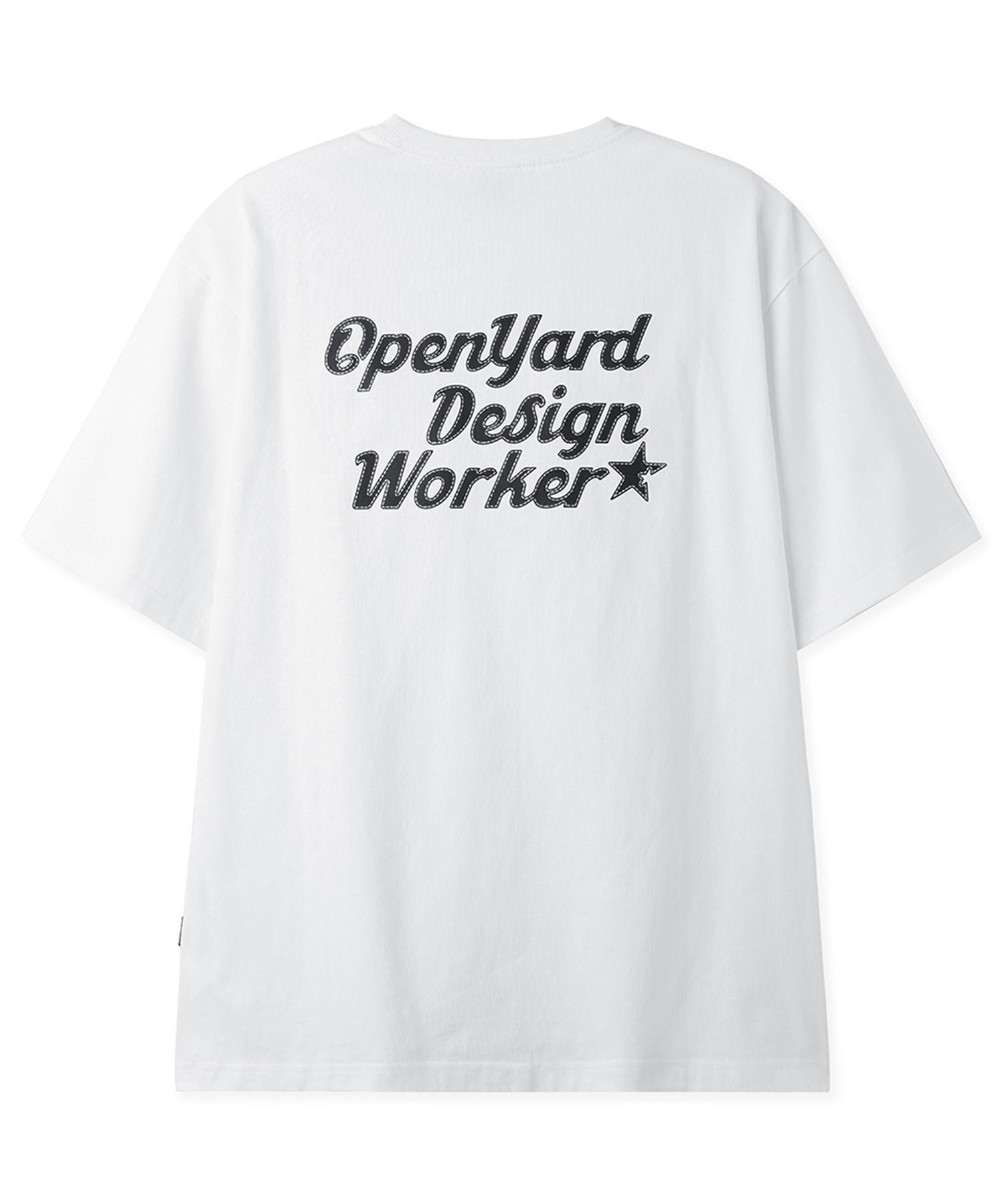 Oy Gloss Stitch Tee - White M