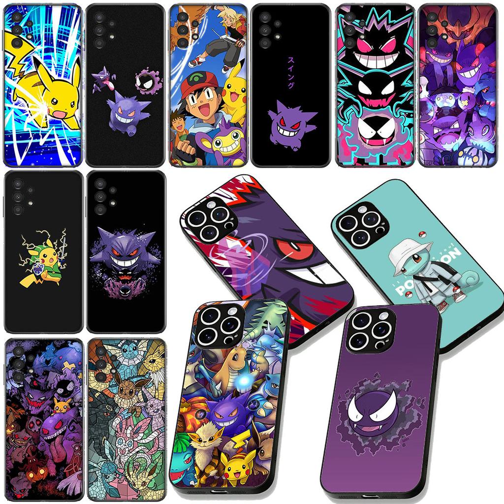 P-Pokemons GO-Gengars P-Pikachus Phone Cover for Xiaomi Redmi Note 12 11 10 A3 Pro 10A 10C 12C Note12 5G Protective Case