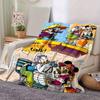 1pc, Minnie and Friends (6) Home Decor Blanket: A Cozy Flannel Throw for Bedroom, Living Room, Travel, Camping, Car