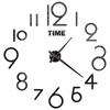 Modern Design Large Wall Clock 3D DIY Quartz Clocks Watches Acrylic Mirror Stickers Living Room Home Decor Horloge
