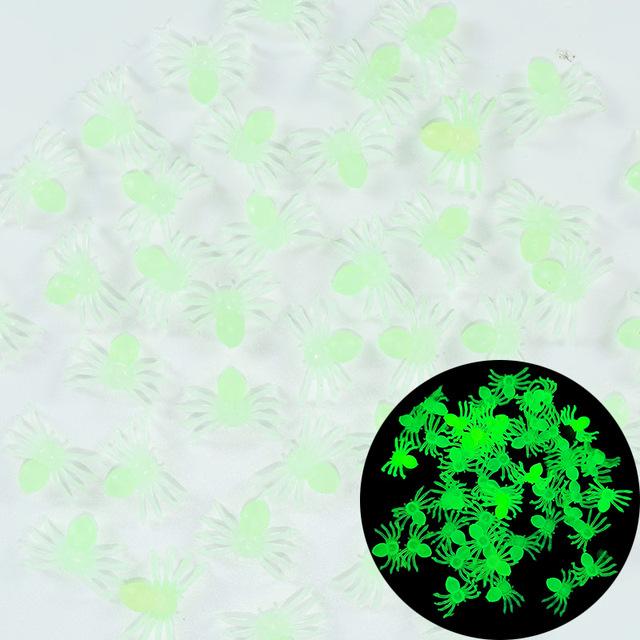 50/100pcs Horror Black Spider Haunted House Web Bar Party Decoration Supplies Simulation Tricky Toy Kids Halloween