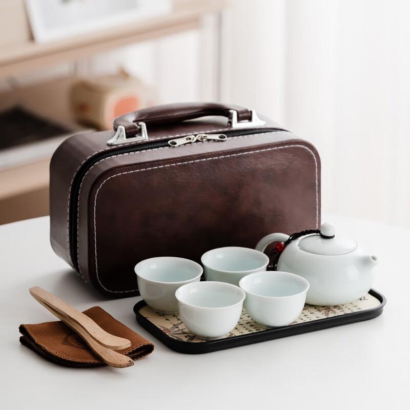 Chinese National Trend Xishi Pot Ceramic Tea Set