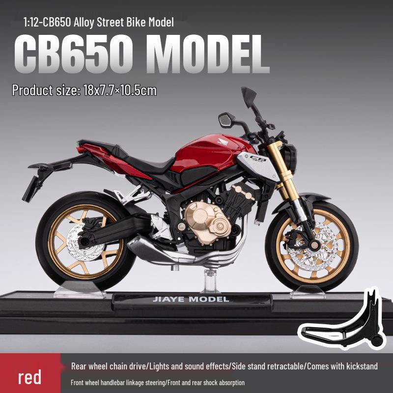 Alloy 1:10 BMW S1000RR Motorcycle Model with Sound and Light Features