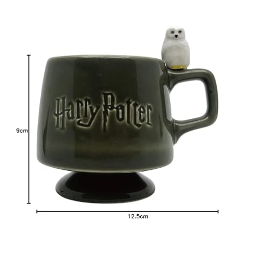 Sun Art "Harry Potter" Hedwig Mug with Figure, Hedwig 2, Harry Potter Merchandise, Movie SAN4228