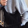 Retro Niche Fringed Messenger Bag Women's Autumn New Popular High-value Single Shoulder Messenger Bag