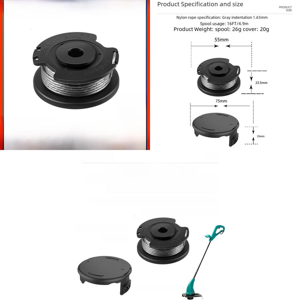 Langlebige Bosch Trimmer Spule Ersatzleine Effizientes Rasenmäher Zubehör
