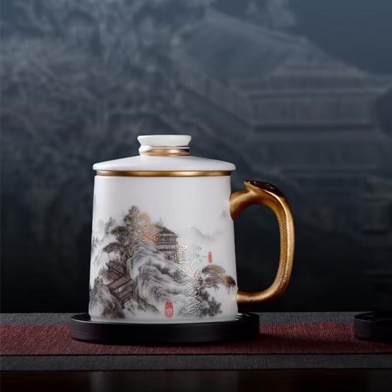 Artisanal Crystal Porcelain Kung Fu Teacup