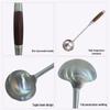 Ebony Handle Stainless Steel Cooking Spoon