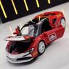 1:32 Ferrari SF90 Sportwagen, Modellauto aus Metallguss mit Sound, Licht und Rückziehfunktion, Sammlerstück, Geschenk