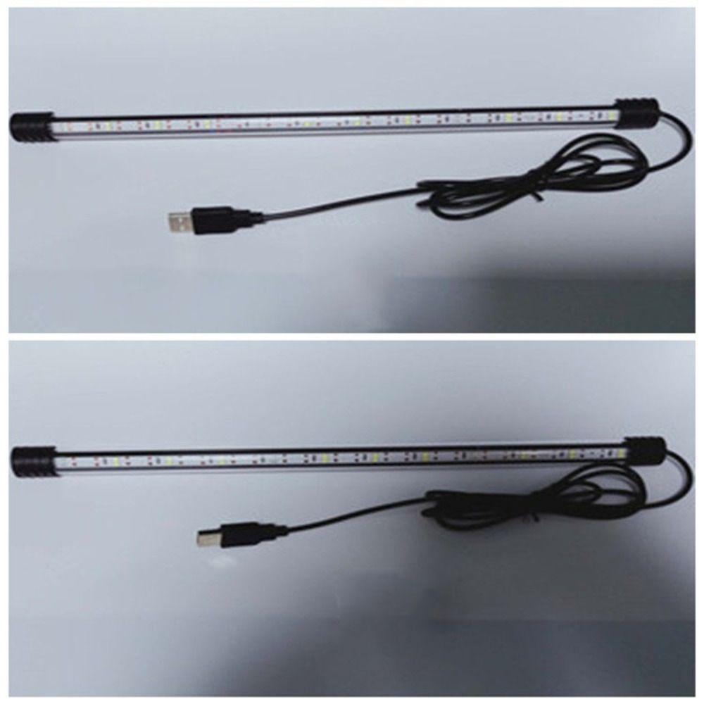 Bright Glass Tube USB Aquarium Light Waterproof Lighting Submersible Lamp  Aquariums Decor