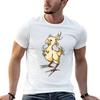 Yellow Chocobo TShirt Fashion Print Casual Short Sleeve