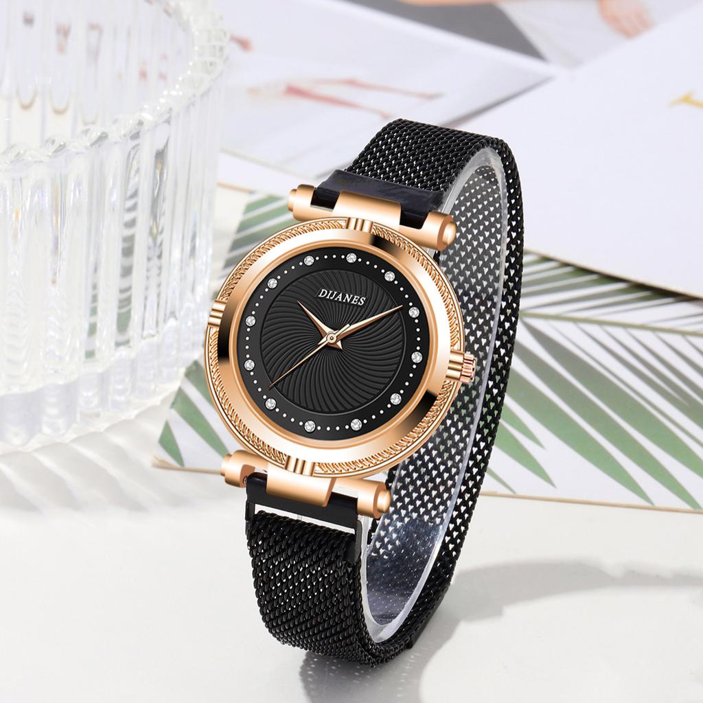 New niche women's watch elegant casual women's watch inlaid with diamond British watch temperament women's watch