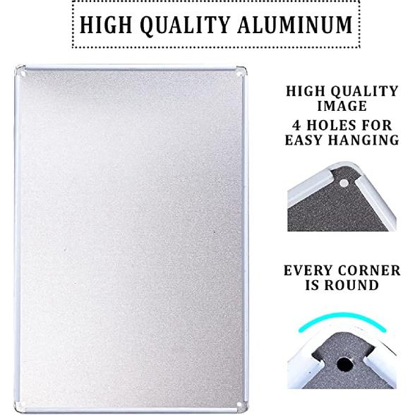 Funny Metal Tin Sign Quilting Knowledge Retro Tin Sign Vase Flowers Poster Plaque Entryway Decor Gallery Wall Sign 12 X 8 IN