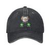 Vintage Freaky DepartUnisext Funny Cat Meme Baseball Cap Unisex Women Distressed Cotton Snapback Hat Outdoor Summer Hats Cap